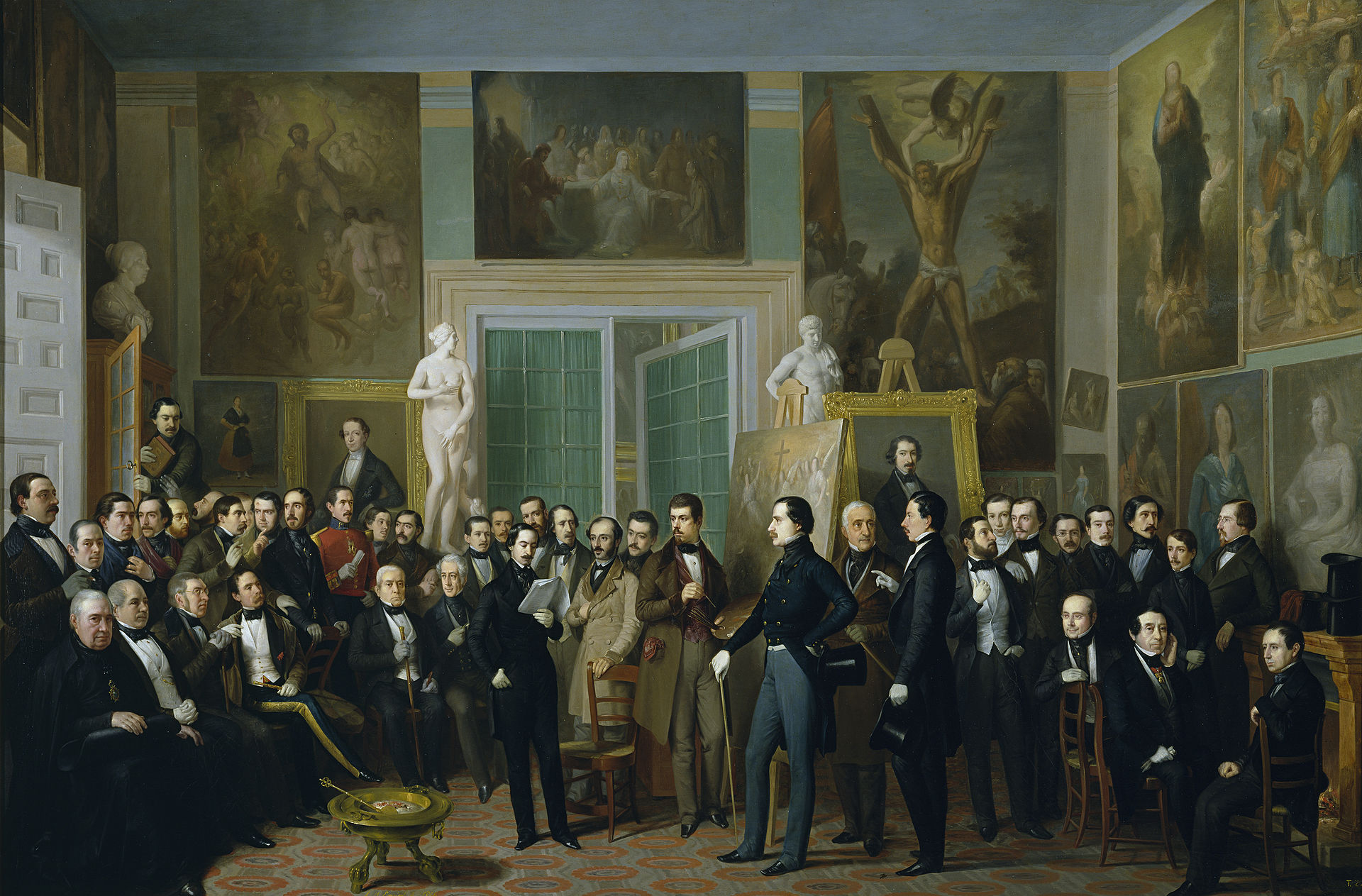 The Contemporary Poets. A Reading of Zorrilla in the Artist's Studio