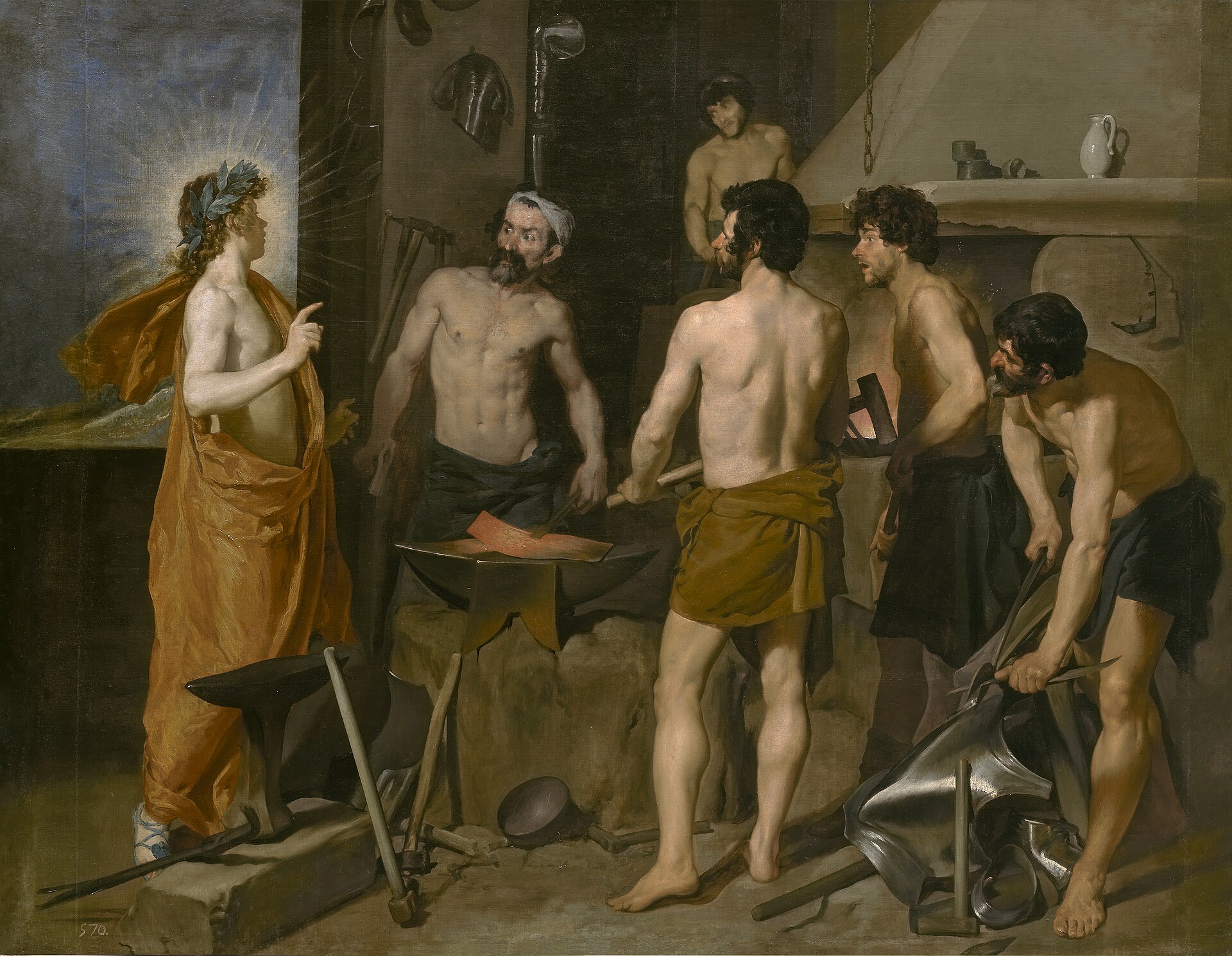 Apollo in the Forge of Vulcan