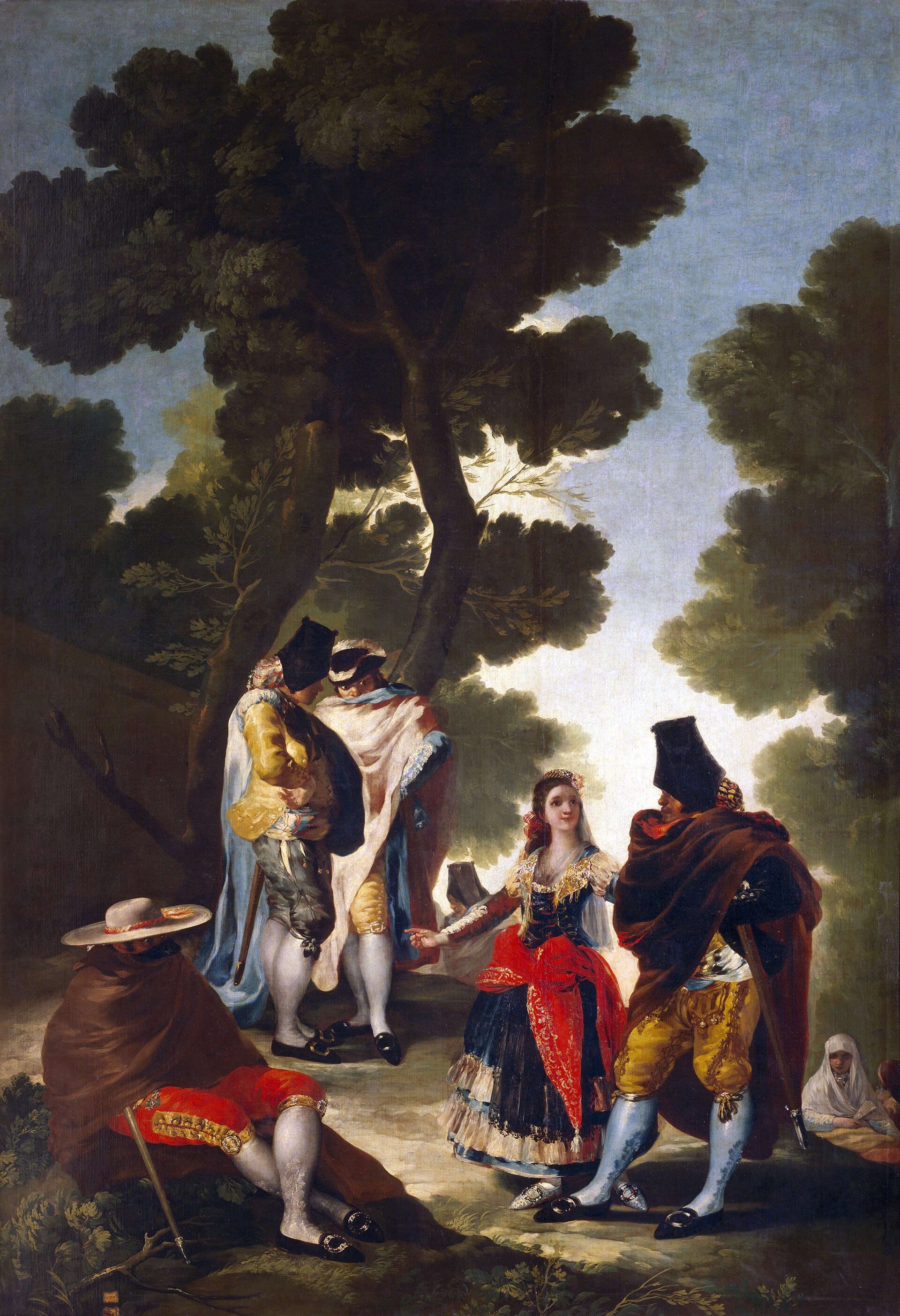 The Pretty Woman and the Masked Men (The Road of Andalusia)